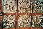 Verona, Cattedrale di San Zeno, formelle bronzee del portone, dei secoli XI e XII. 